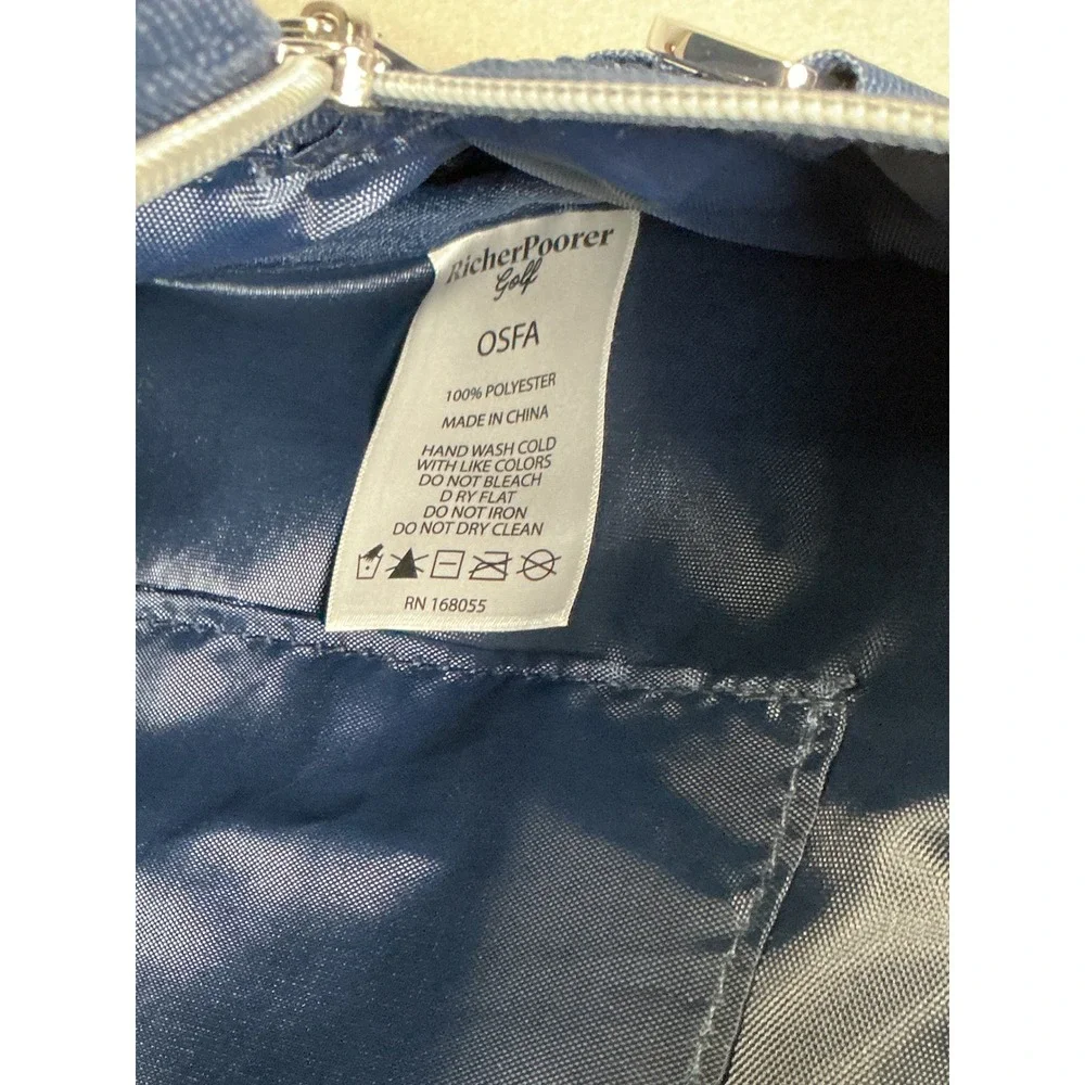 RicherPoorer Golf Navy Duffle Bag Weekender Travel Gym Bag NWT